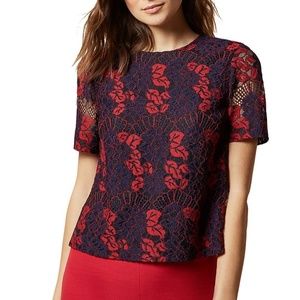 Ted Baker Thalia Bow Back Lace Top